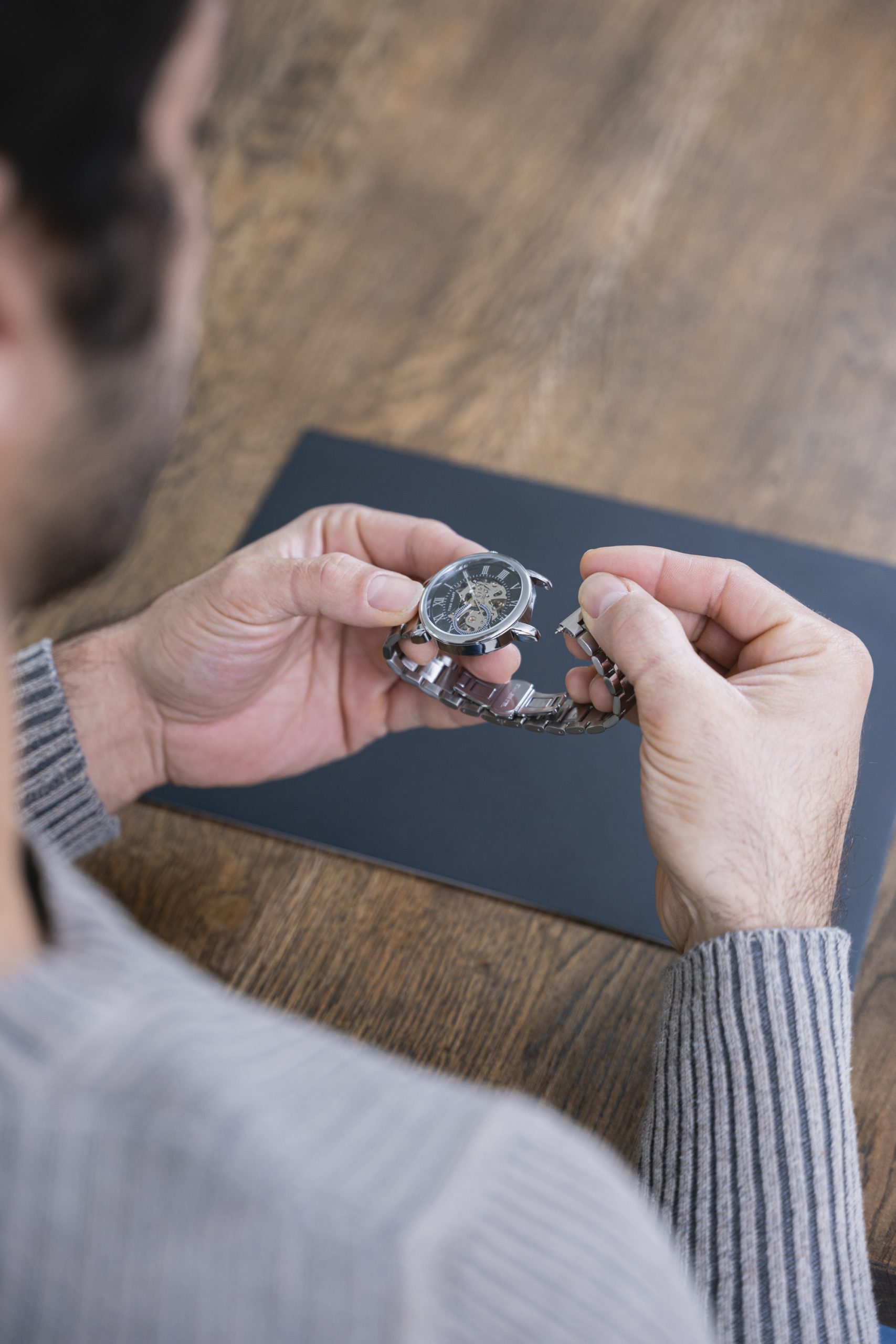 Mechanical Skeleton Watchmaking Kit – Black - Image 4