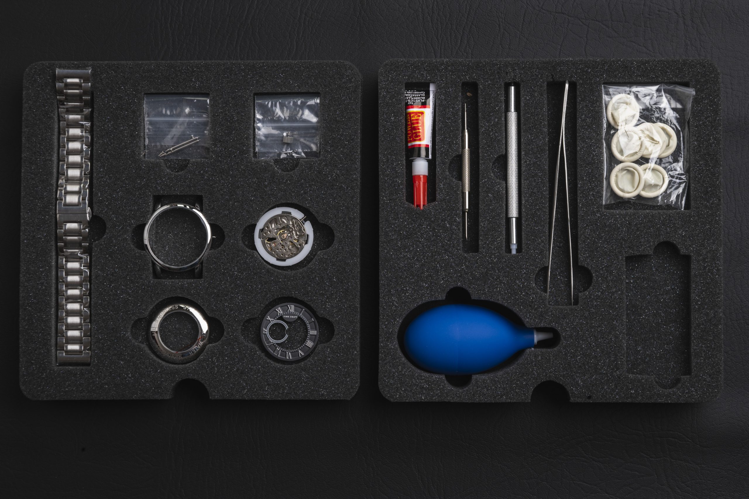 Mechanical Skeleton Watchmaking Kit – Black - Image 7