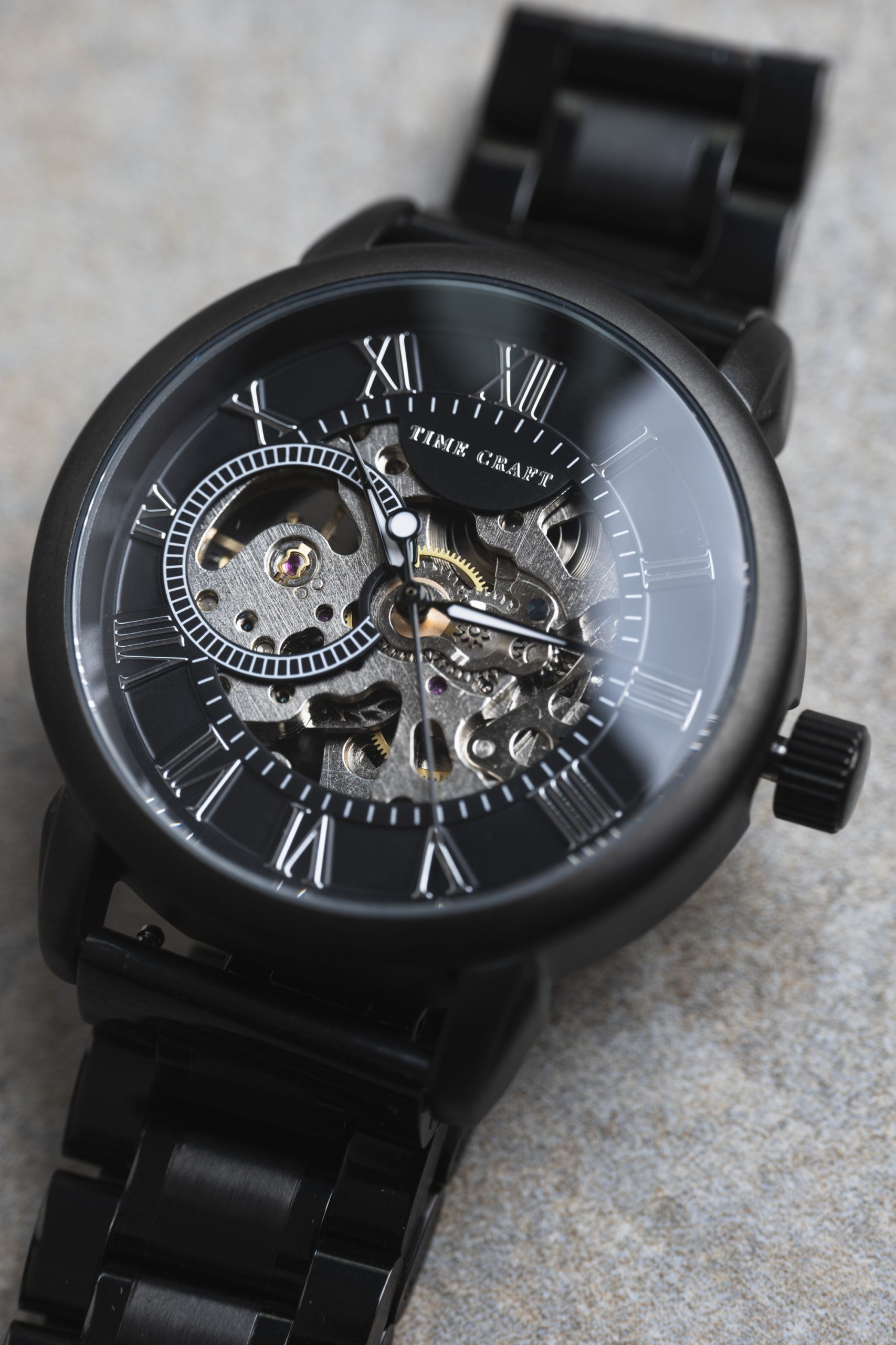 Mechanical Skeleton Watchmaking Kit – Black - Image 2
