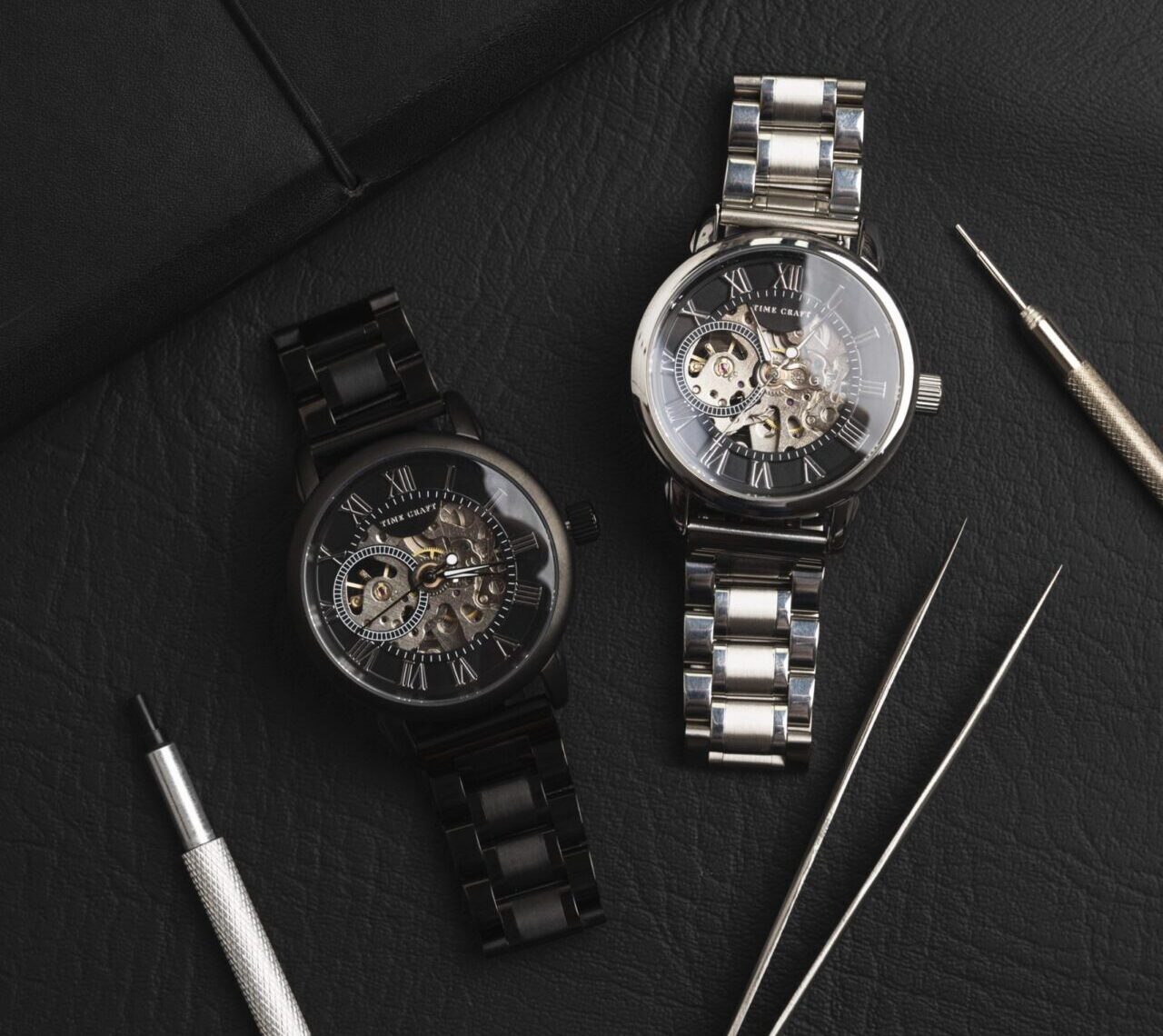 Individual mechanical watch spare parts for Timecraft watchmaking kits
