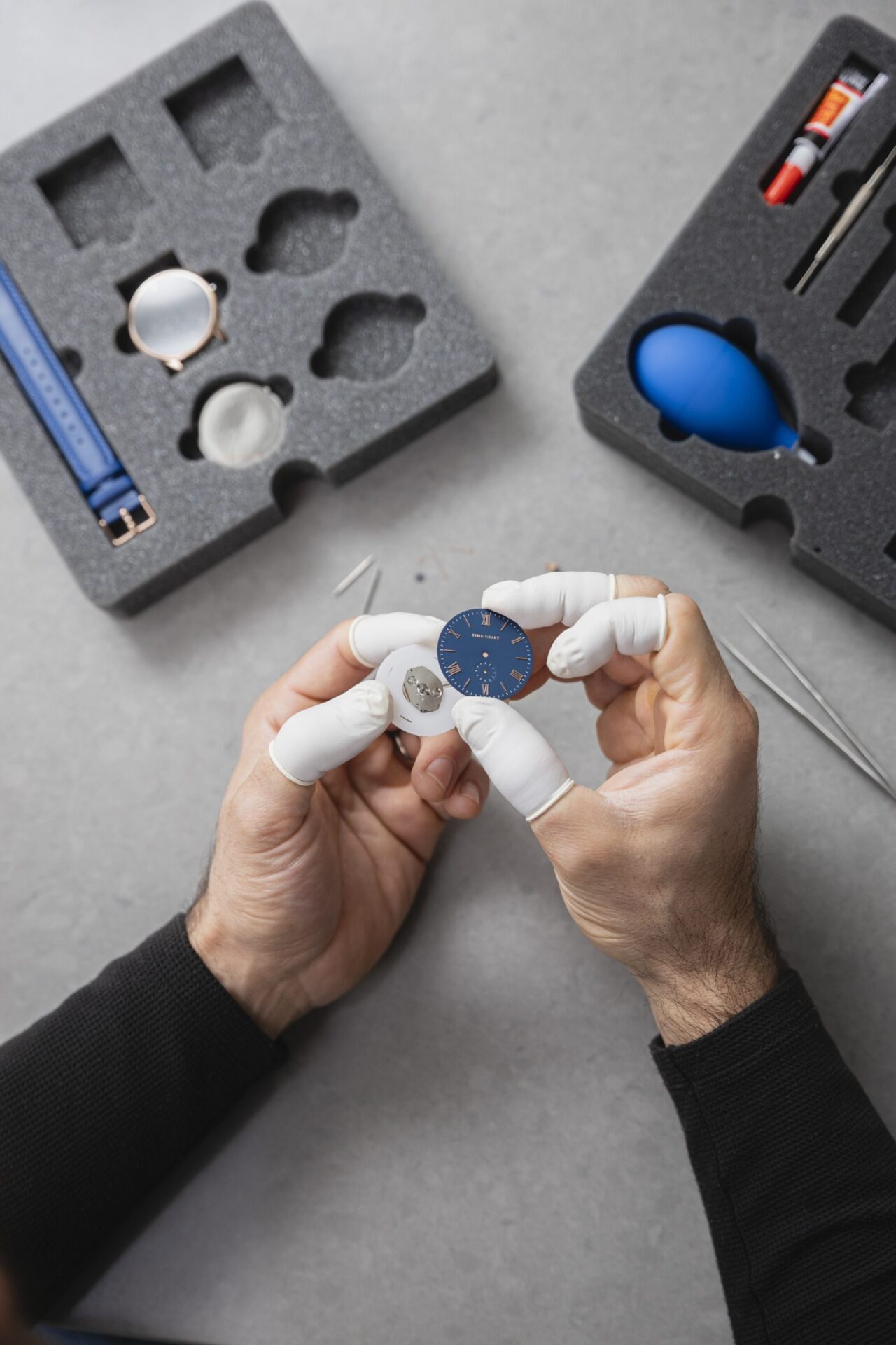 Quartz Watchmaking Kit – Blue & Gold - Image 7