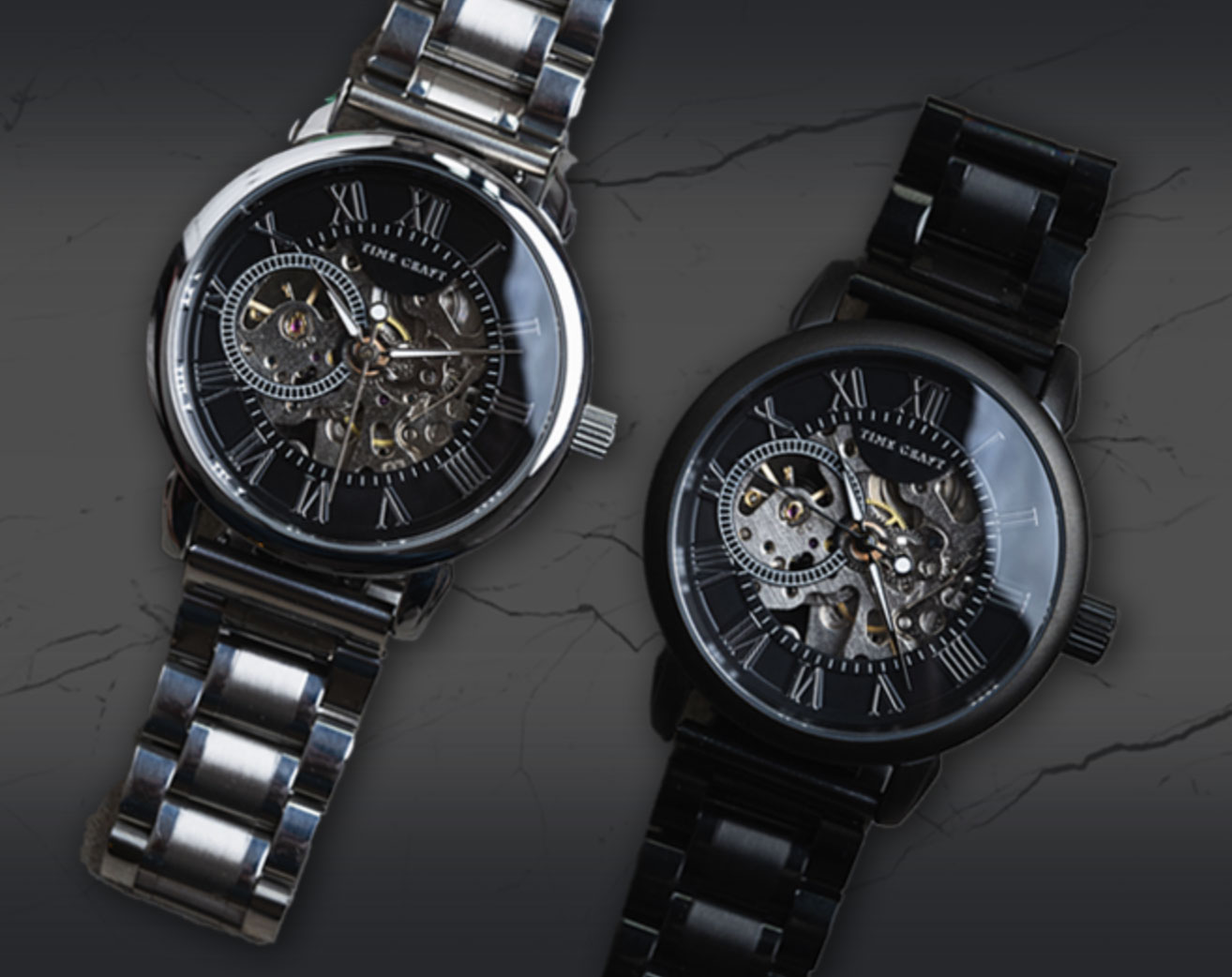 Mechanical watch upgrade kit with new components for continuing a watchmaking build